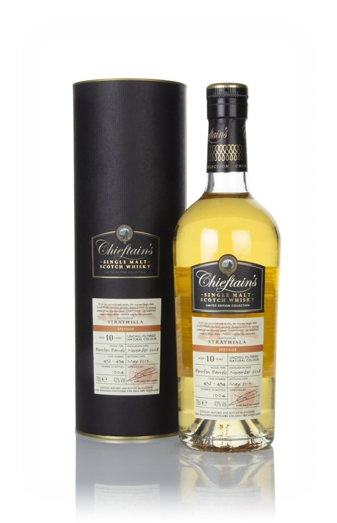 Strathisla 10 Year Old 2008 (casks 492 & 494) - Chieftain's (Ian Macleod) 70cl