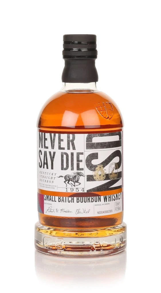 Never Say Die Never Say Die Small Batch Bourbon Whiskey Never Say Die Small Batch Bourbon Whiskey 70cl • 47.5% 5.0 5.0