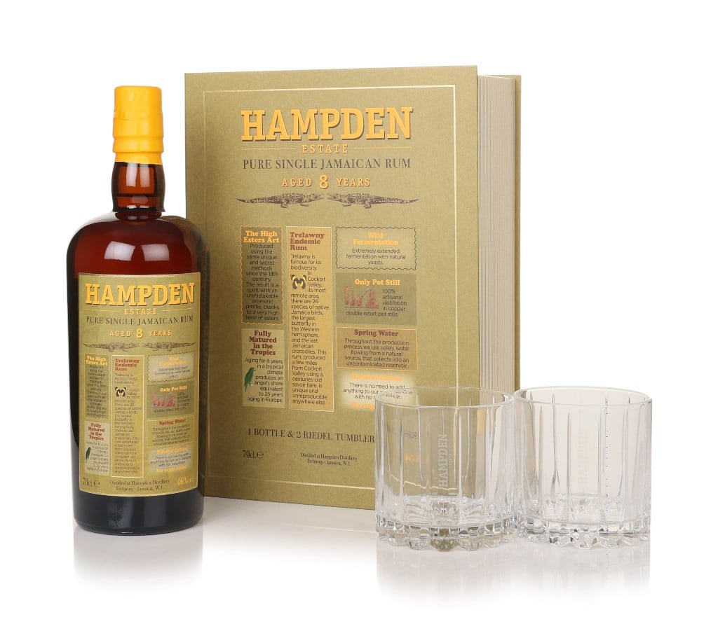 Hampden Estate 8 Year Old Gift Set 70cl