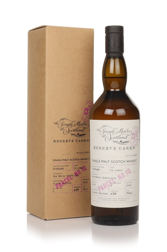 Ben Nevis 10 Year Old  (Parcel No.10) - Reserve Casks (The Single Malts of Scotland) 70cl