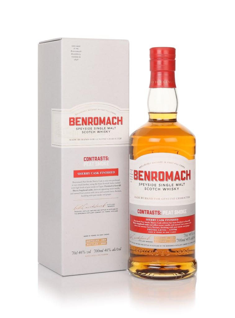 Benromach Peat Smoke Sherry Cask Matured 2014 (bottled 2023) 70cl