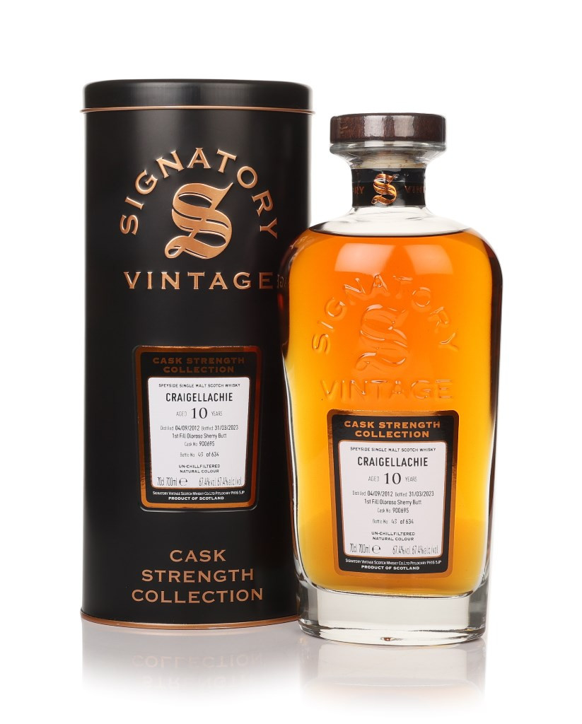 Craigellachie 10 Year Old 2012 (cask 900695) - Cask Strength Collection (Signatory) 70cl