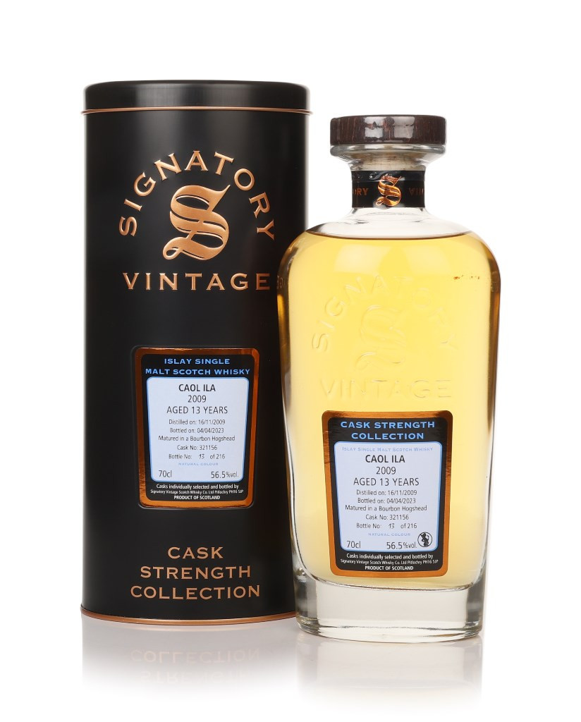 Caol Ila 13 Year Old 2009 (cask 321156) - Cask Strength Collection (Signatory) 70cl