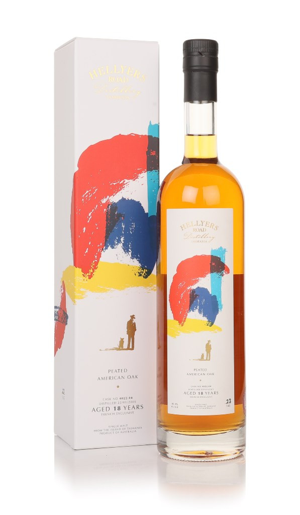 Hellyers Road 18 Year Old 2005 (cask 4022.04) Peated American Oak - French Exclusive 70cl