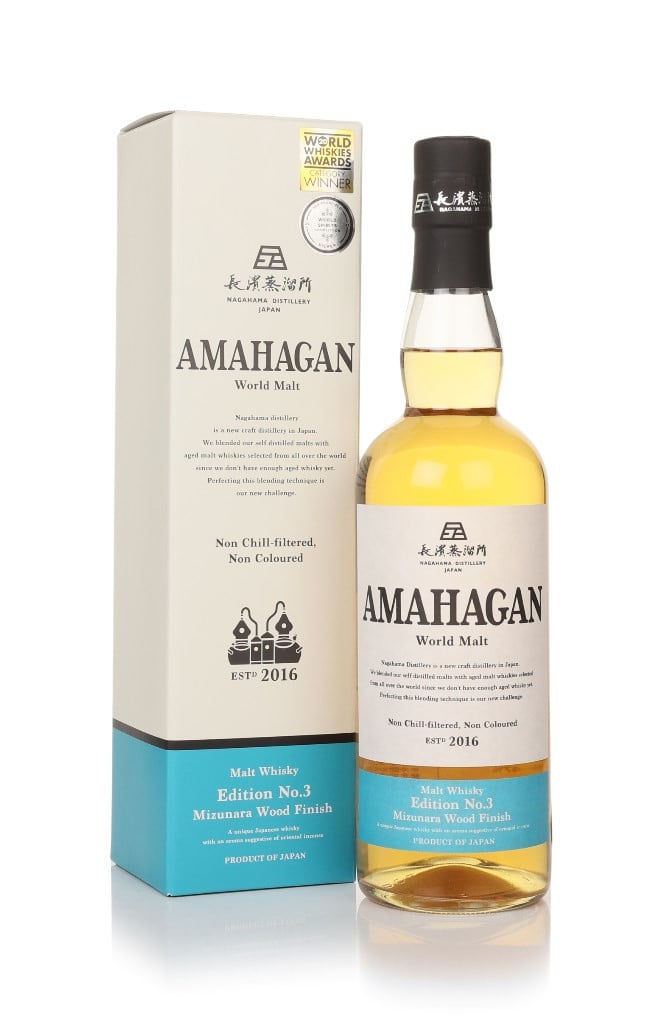 Amahagan World Malt Edition No. 3 - Mizunara Wood Finish 70cl