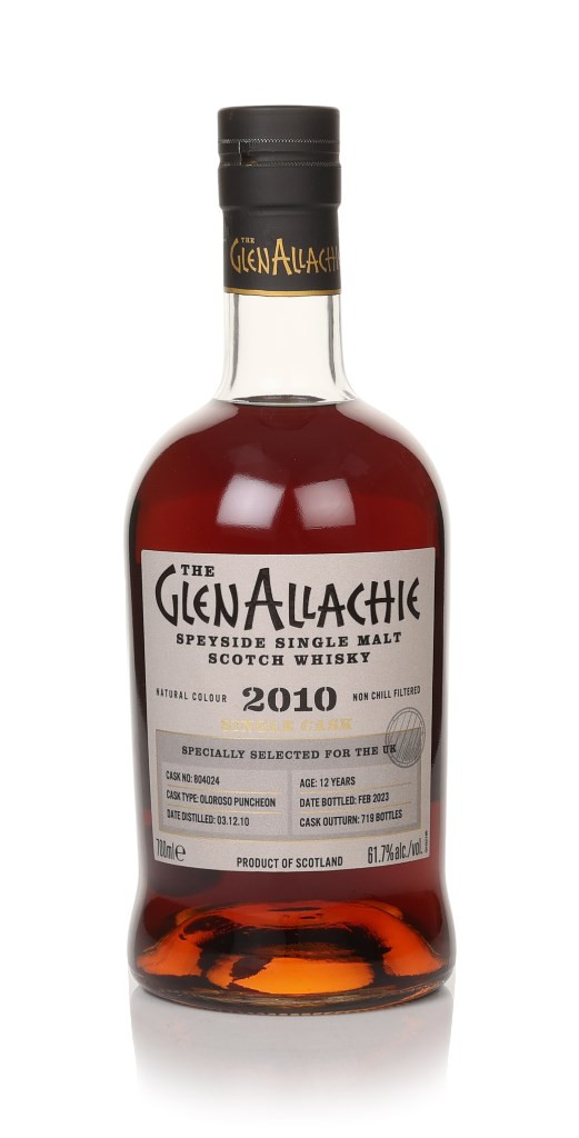 GlenAllachie 12 Year Old 2010 (cask 804024) - Oloroso Puncheon 70cl