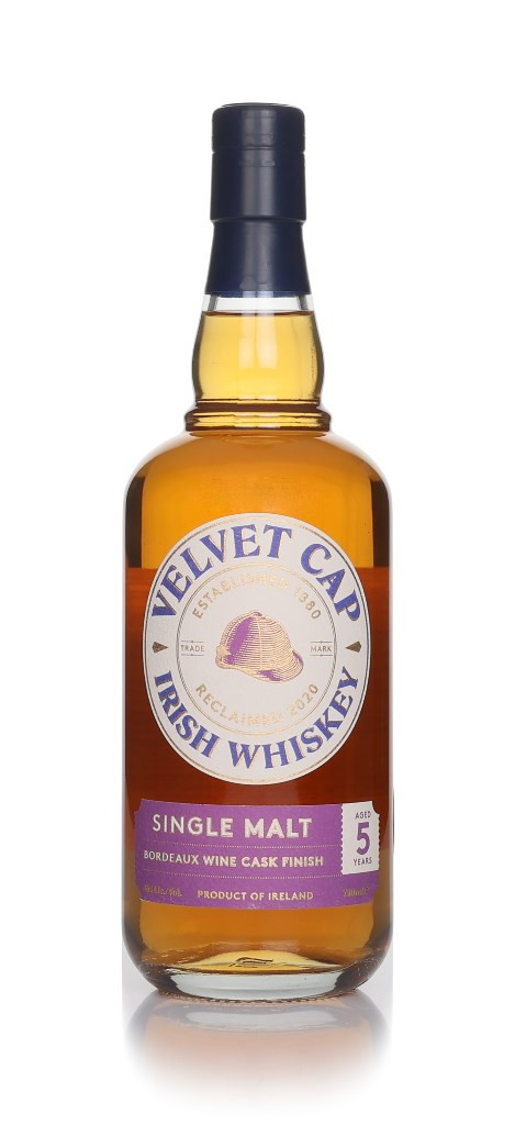 Velvet Cap 5 Year Old Single Malt Irish Whiskey - Bordeaux Wine Cask Finish