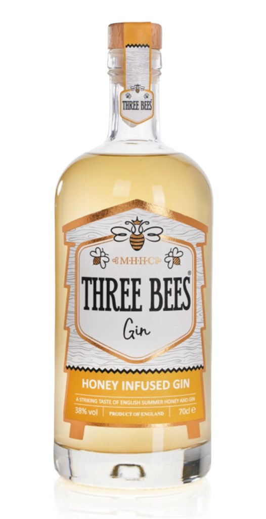 THREE BEES - Honey Infused Gin 70cl