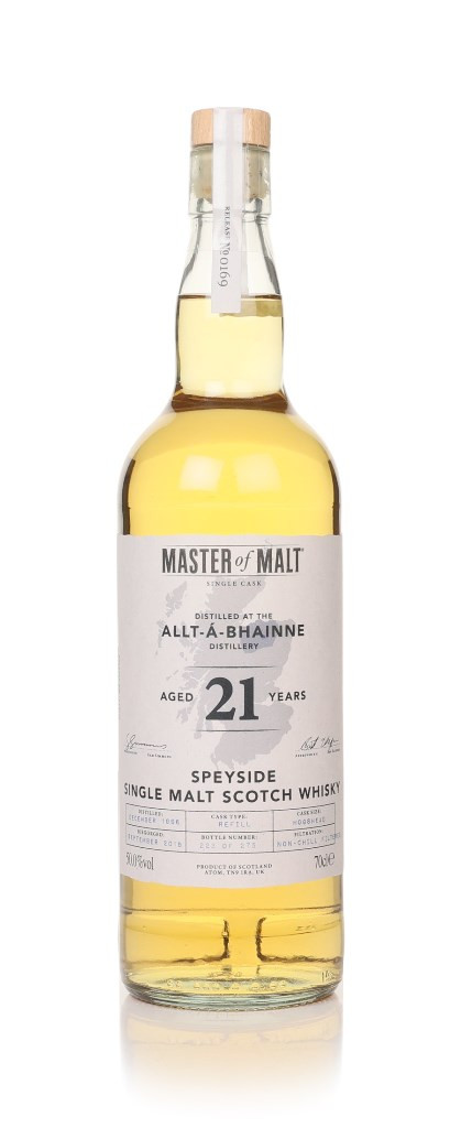 Allt-á-Bhainne 21 Year Old 1996 Single Cask (Master of Malt) 70cl