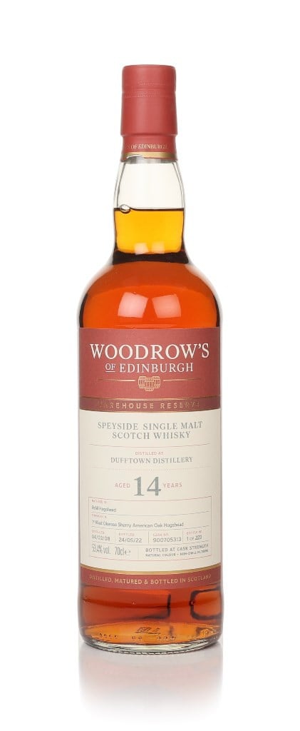 Dufftown 14 Year Old 2008 (cask 900705313) - Woodrow's of Edinburgh 70cl