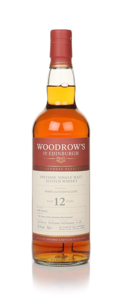 Mortlach 12 Year Old 2010 (cask 900300644) - Woodrow's of Edinburgh 70cl
