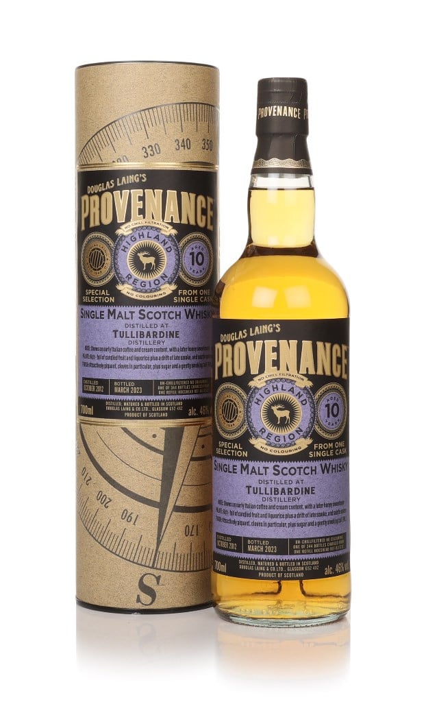 Tullibardine 10 Year Old 2012 (cask 17233) - Provenance (Douglas Laing) 70cl