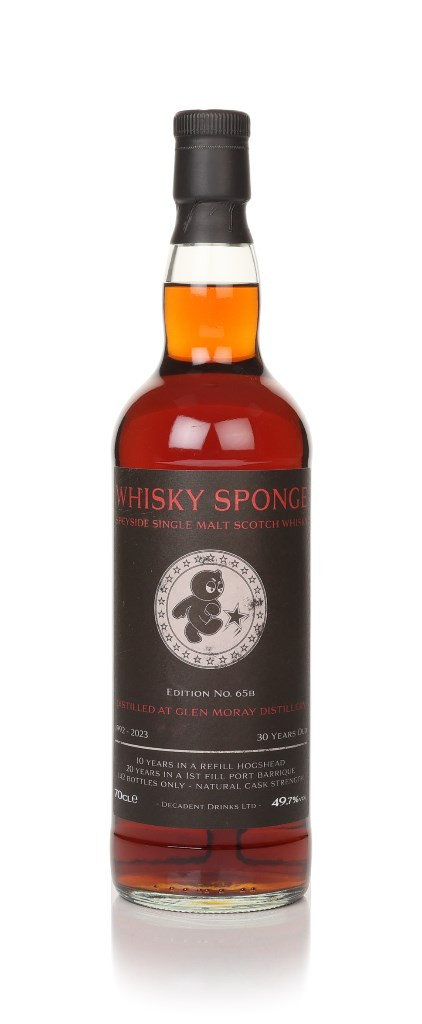 Glen Moray 30 Year Old 1992 - Edition No.65B (Whisky Sponge & Decadent Drinks) 70cl