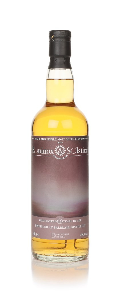Balblair 15 Year Old Equinox & Solstice Summer 2023 (Decadent Drinks) 70cl