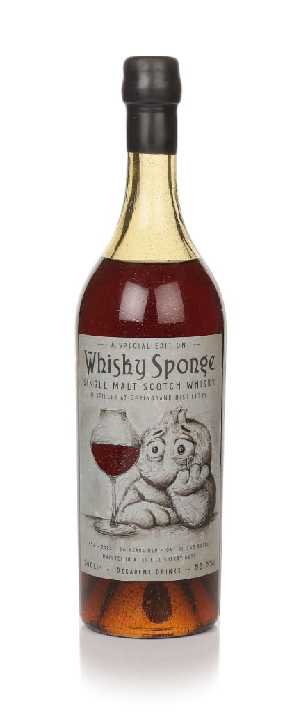 Springbank 26 Year Old 1996 Whisky Sponge Special Edition  (Decadent Drinks) 70cl