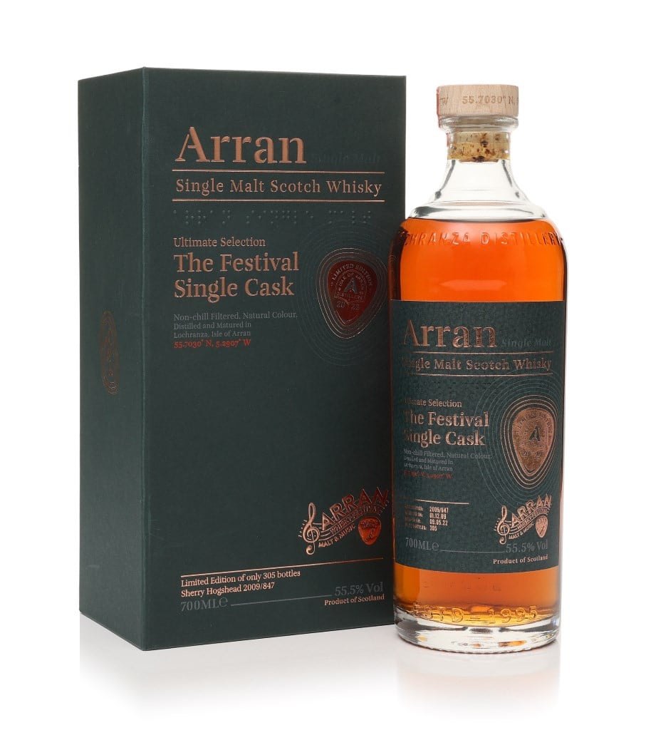 Arran Malt & Music Festival 2022 - 12 Year Old 2009 (cask 847) 70cl