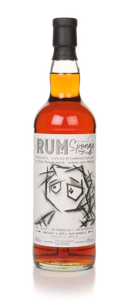 Clarendon 25 Year Old 1997 - Rum Sponge Edition No.20 (Decadent Drinks) 70cl