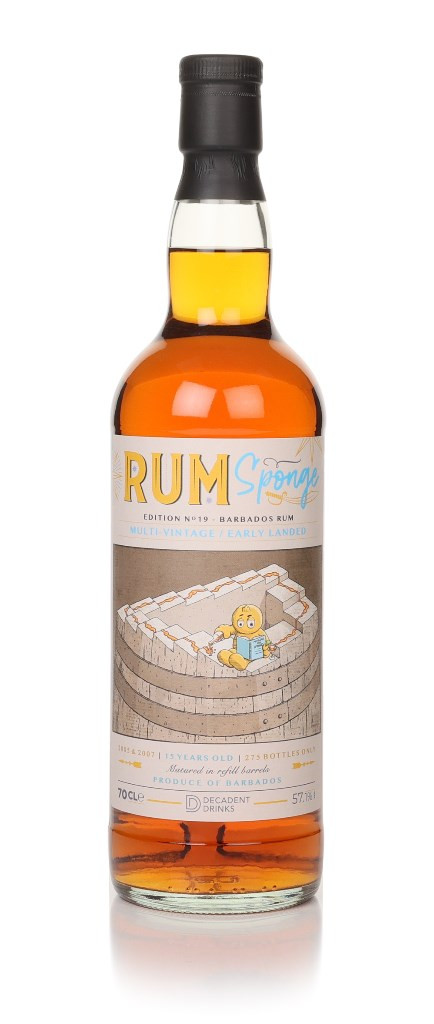 Barbados 15 Year Old 2005 & 2007 - Rum Sponge Edition No.19 (Decadent Drinks) 70cl