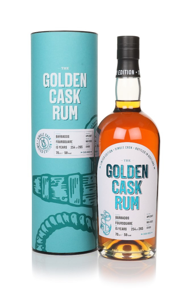 Foursquare 15 Year Old 2007 (cask CR001) - The Golden Cask Rum (House of Macduff) 70cl