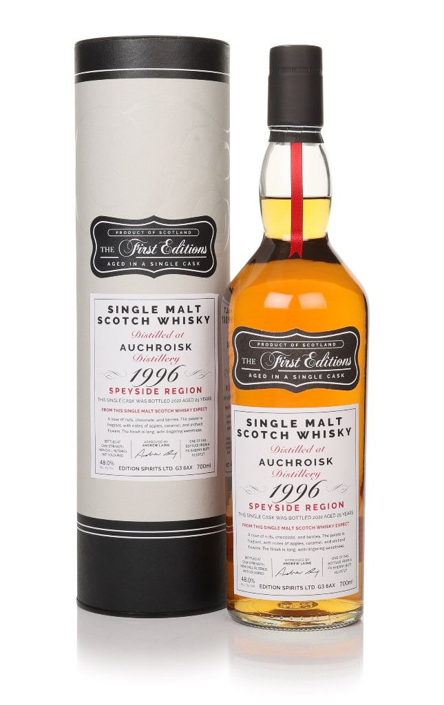 Auchroisk 25 Year Old 1996 (cask 19727) - The First Editions (Hunter Laing) 70cl