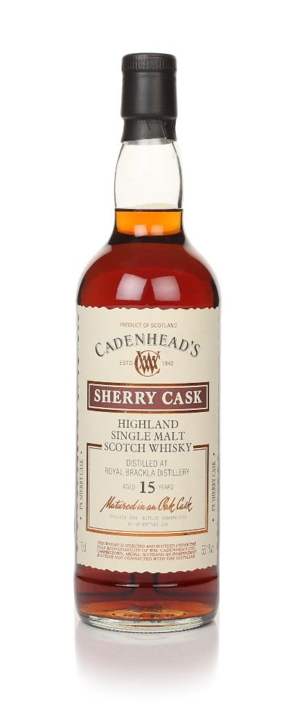 Royal Brackla 15 Year Old 2006 (WM Cadenhead) 70cl