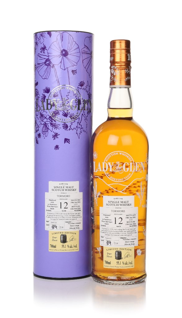 Tormore 12 Year Old 2011 (cask 1) - Lady of the Glen (Hannah Whisky Merchants) (57.3%) 70cl