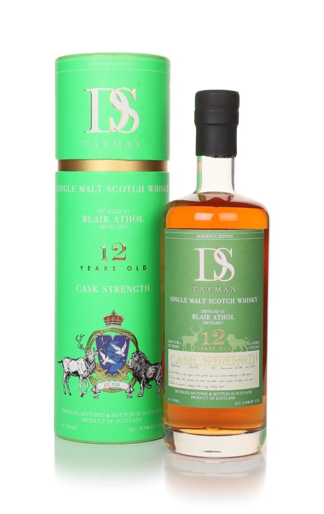 Blair Athol 12 Year Old 2008 Bordeaux Edition Cask Strength - DS Tayman 70cl