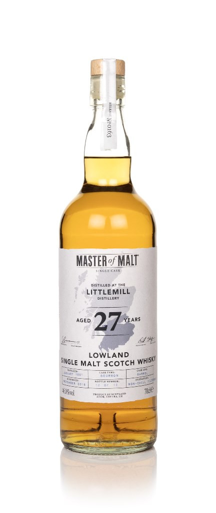 Littlemill 27 Year Old 1991 Single Cask (Master of Malt) 70cl