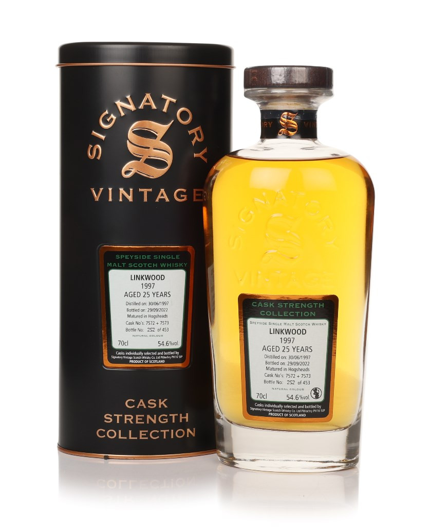 Linkwood 25 Year Old 1997 (casks 7572 & 7573) - Cask Strength Collection (Signatory) 70cl