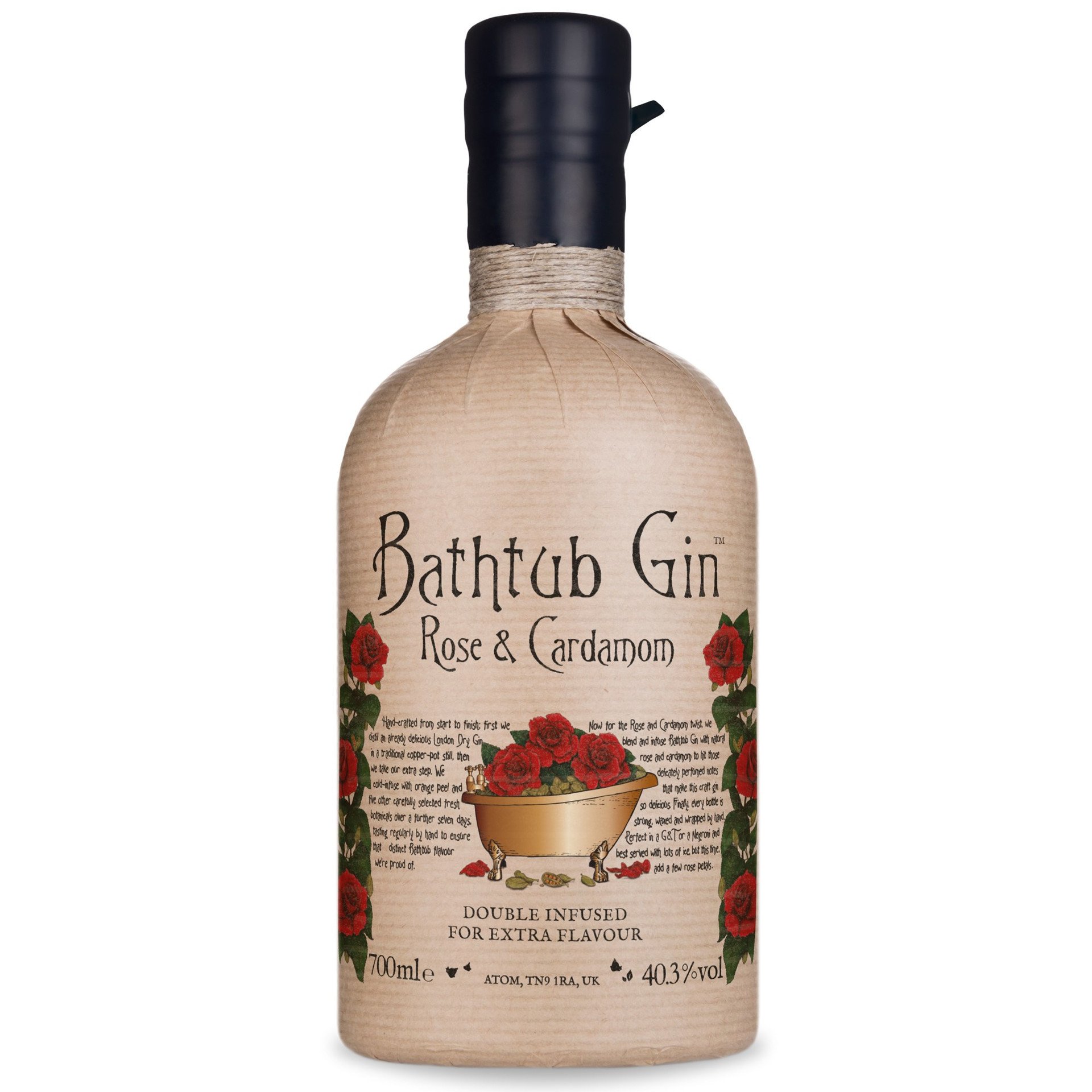 Bathtub Gin - Rose & Cardamom 70cl