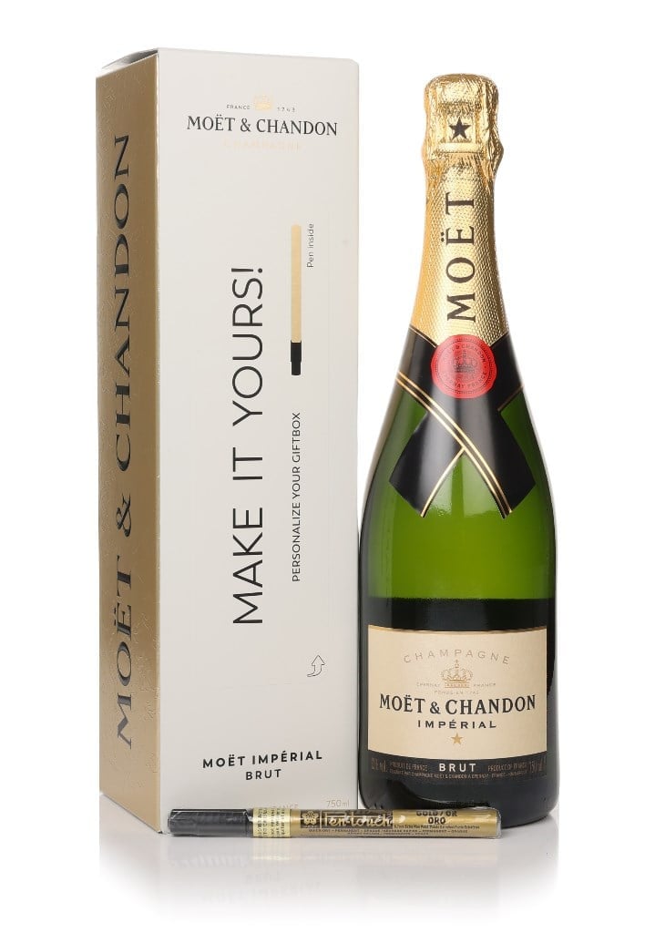 Moët & Chandon Brut Imperial Gift Box 2022 with Pen 75cl