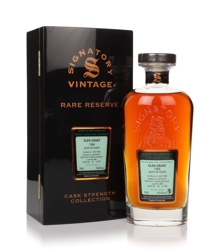 Glen Grant 50 Year Old 1966 (cask 884) - Cask Strength Collection Rare Reserve (Signatory) 70cl