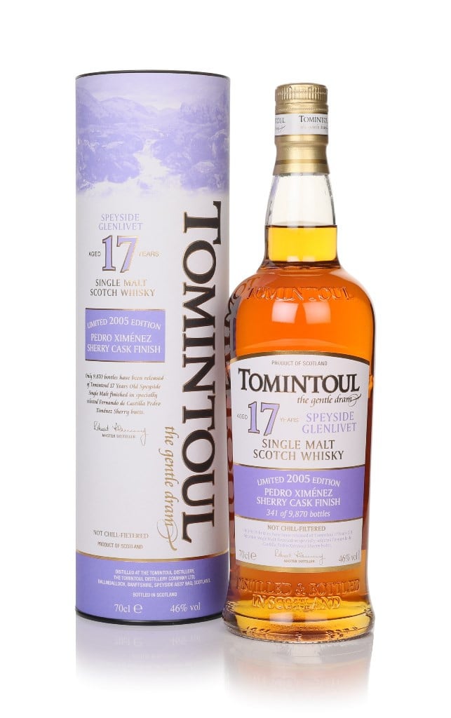 Tomintoul 17 Year Old 2005 Pedro Ximénez Sherry Cask Finish 70cl
