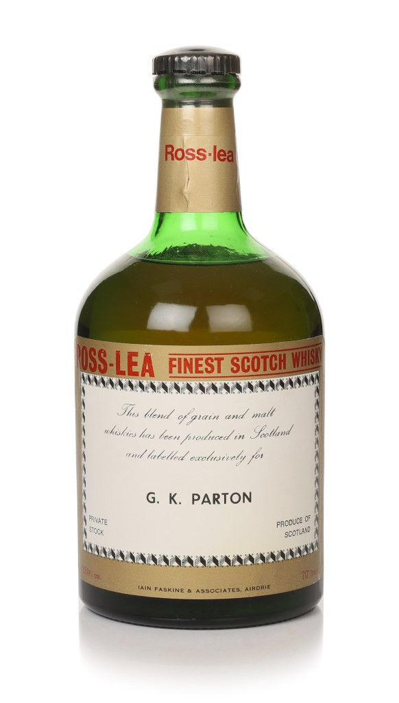 Ross-Lea Finest Scotch Whisky - 1970s G.K. Parton Exclusive 70cl