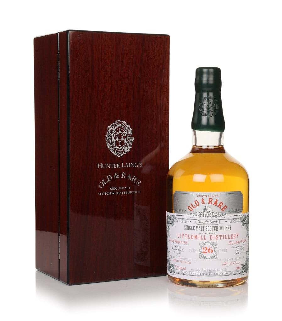 Littlemill 26 Year Old 1988 - Old & Rare Platinum (Hunter Laing) 70cl