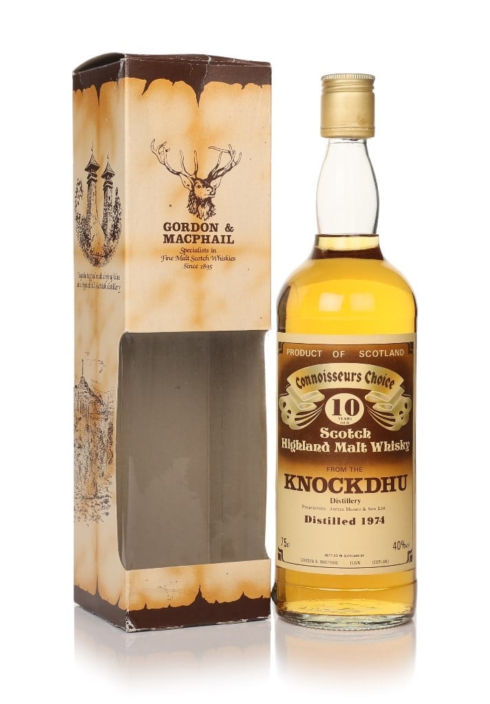 Knockdhu 10 Year Old 1974 - Connoisseurs Choice (Gordon & MacPhail) 75cl