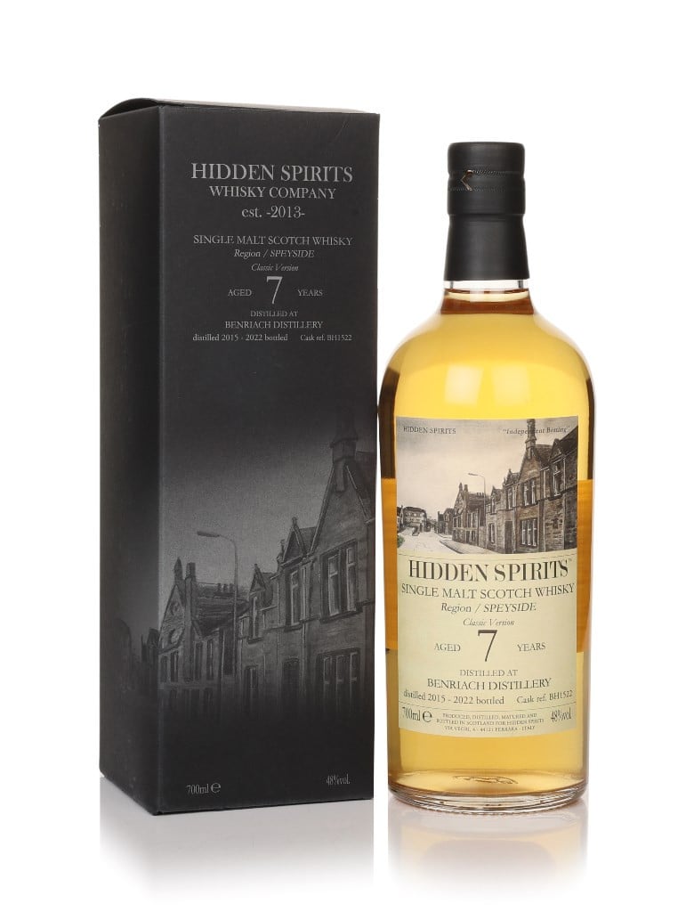 Benriach 7 Year Old 2015 (cask BH1522) - Hidden Spirits 70cl