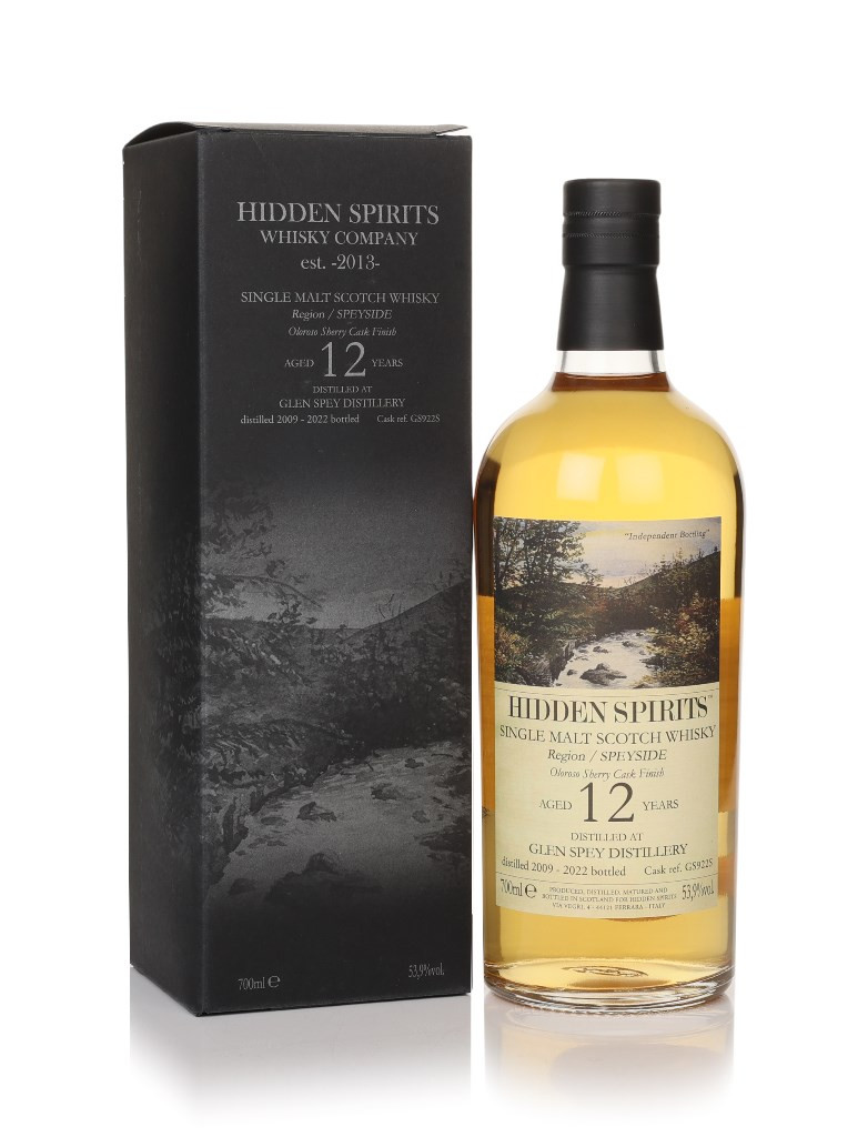 Glen Spey 12 Year Old 2009 (cask GS922S) - Hidden Spirits 70cl