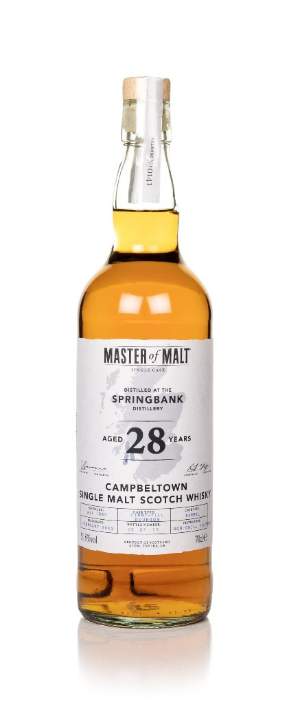 Springbank 28 Year Old 1993 Single Cask (Master of Malt) 70cl