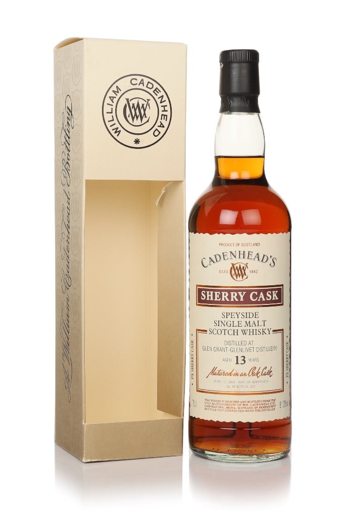 Glen Grant-Glenlivet 13 Year Old 2009 Sherry Cask (WM Cadenhead) 70cl