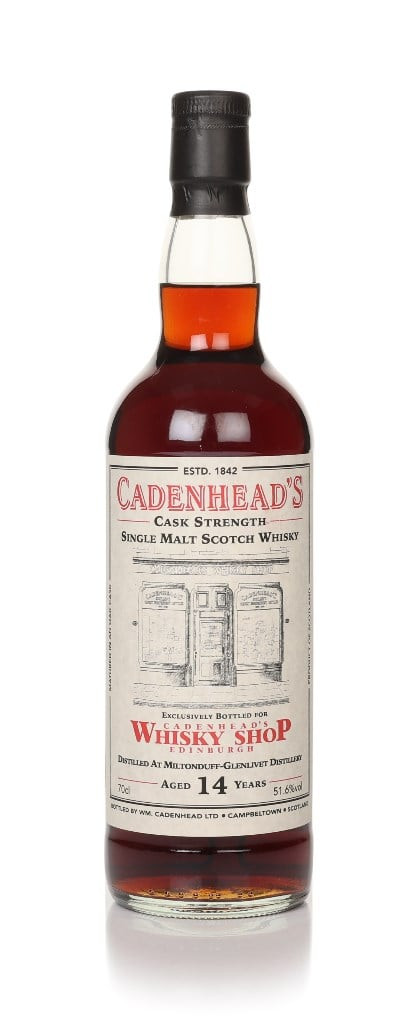Miltonduff-Glenlivet 14 Year Old 2008 - Cadenhead's Whisky Shop Edinburgh Exclusive (WM Cadenhead) 70cl