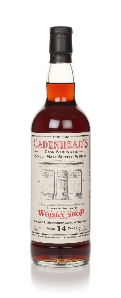 Miltonduff-Glenlivet 14 Year Old 2008 - Cadenhead's Whisky Shop Edinburgh Exclusive (WM Cadenhead)