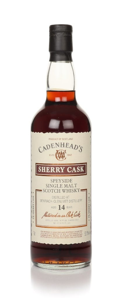 Benriach-Glenlivet 14 Year Old 2008 Sherry Cask (WM Cadenhead) 70cl
