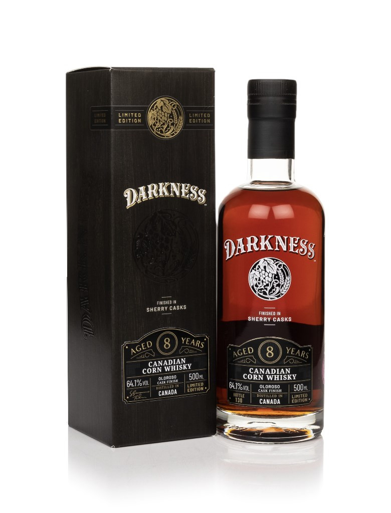 Canadian Corn Whisky 8 Year Old Oloroso Cask Finish (Darkness) 50cl