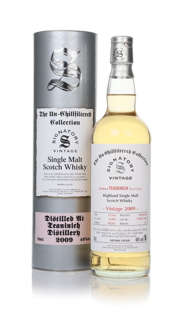 Teaninich 12 Year Old 2009 (casks 717628 & 717632) - Un-Chillfiltered Collection (Signatory)