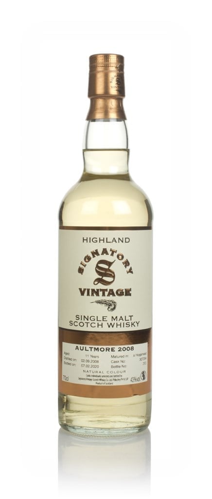 Aultmore 11 Year Old 2008 (cask 307294) - Signatory 70cl