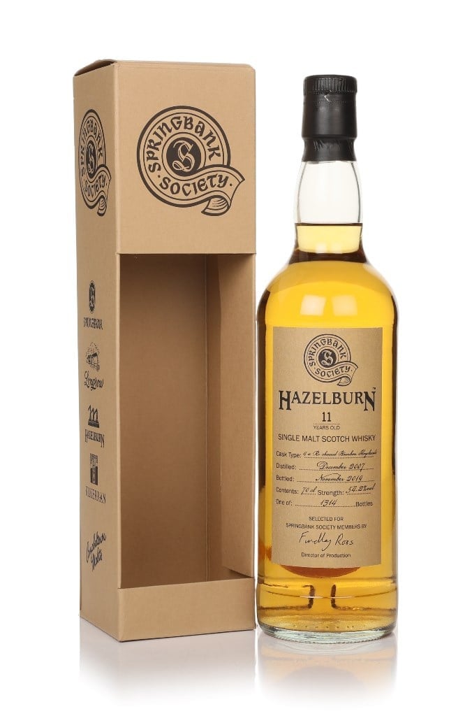 Hazelburn 11 Year Old 2007 - Springbank Society 70cl