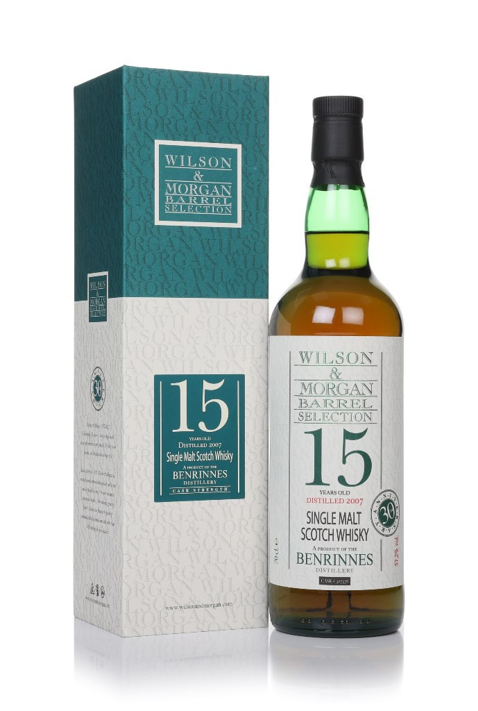 Benrinnes 15 Year Old 2007 30th Anniversary - Wilson & Morgan 70cl