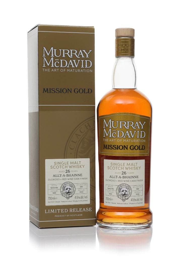 Allt-á-Bhainne 26 Year Old 1995 - Mission Gold (Murray McDavid) 70cl