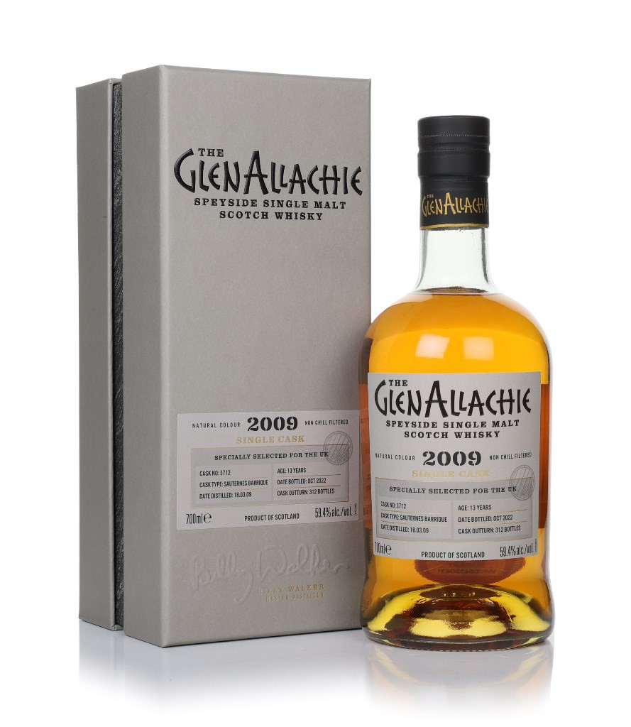 GlenAllachie 13 Year Old 2009 (cask 3712) - Sauternes Barrique 70cl